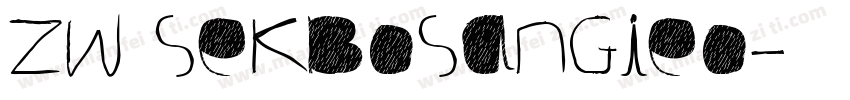 zw sekbosangieo字体转换